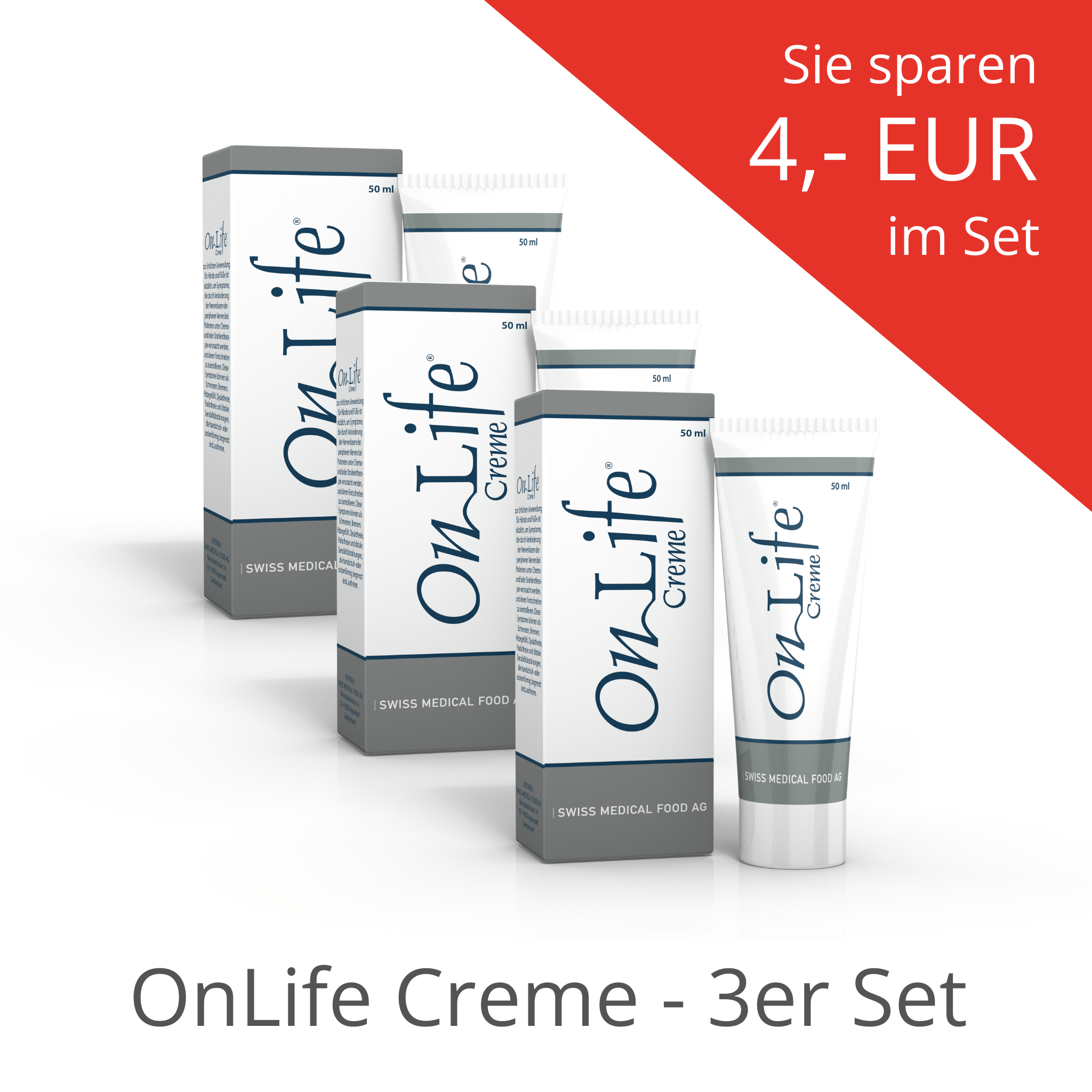 3x OnLife Creme im Set mit Rabatt