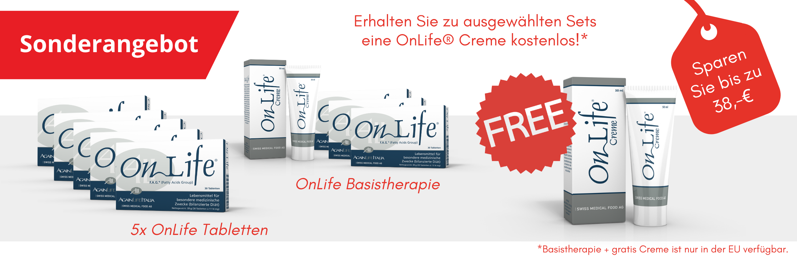 gratis OnLife Creme bei Polyneuropathie mit ausgewählten OnLife-Sets