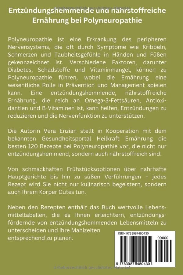 Buch "Ernährung bei Polyneuropathie"