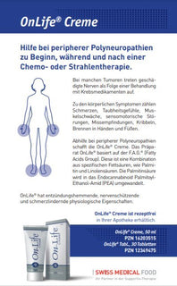 Flyer OnLife gegen Polyneuropathie erste Seite