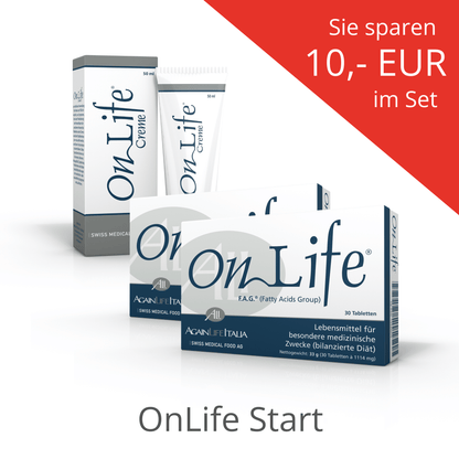 OnLife Starter Set 2x Tabletten 1x Creme mit 10 Euro Rabatt