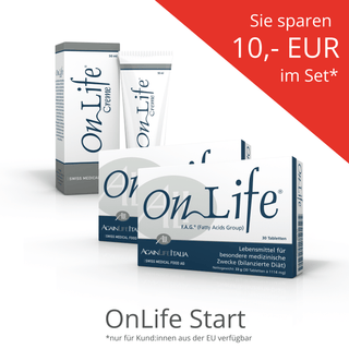 OnLife® Start mit 2x OnLife Tabletten und 1x OnLife Creme mit 10 Euro Rabatt gegenüber EInzelpreis