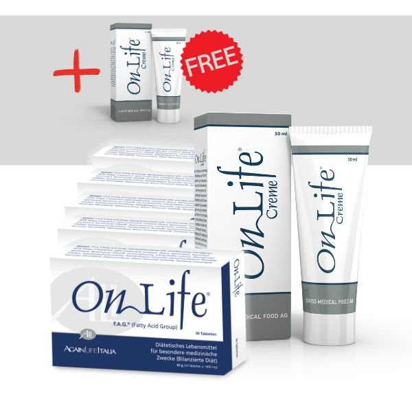 OnLife® Therapie komplett - 5x Tabletten & 1x Creme