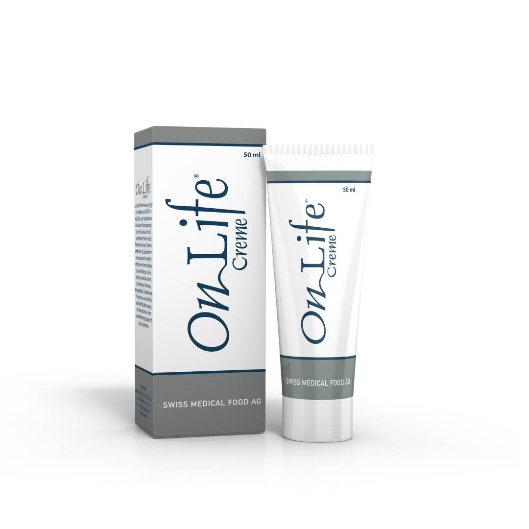Onlife Creme Tube und Verpackung