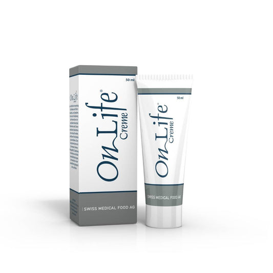 Onlife Creme Tube und Verpackung