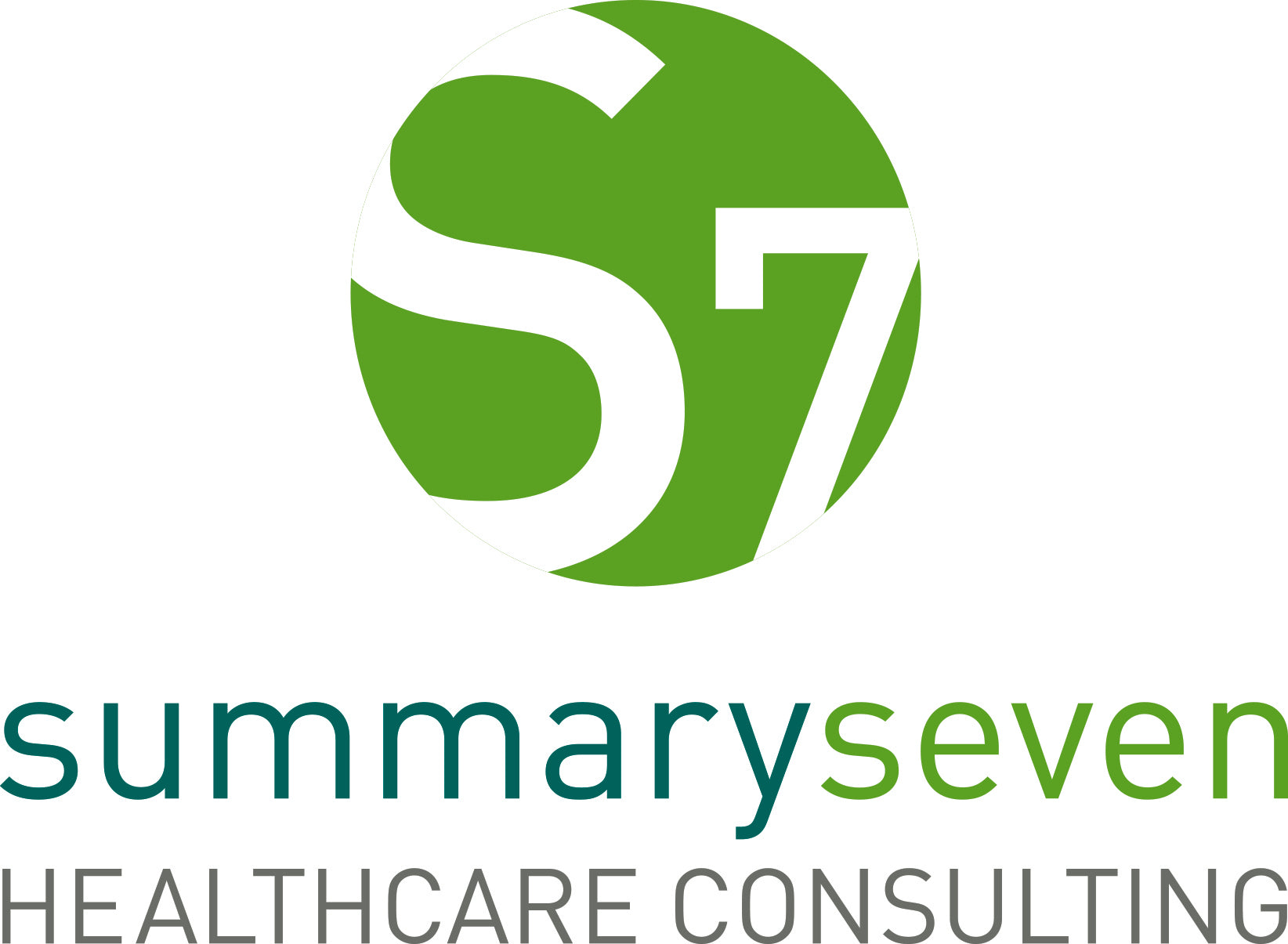 Logo Partner Swiss Medical Food Summary Seven Healthcare Consulting grüner Kreis mit S und 7 darin