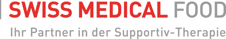 Logo Swiss Medical Food in rot und grau