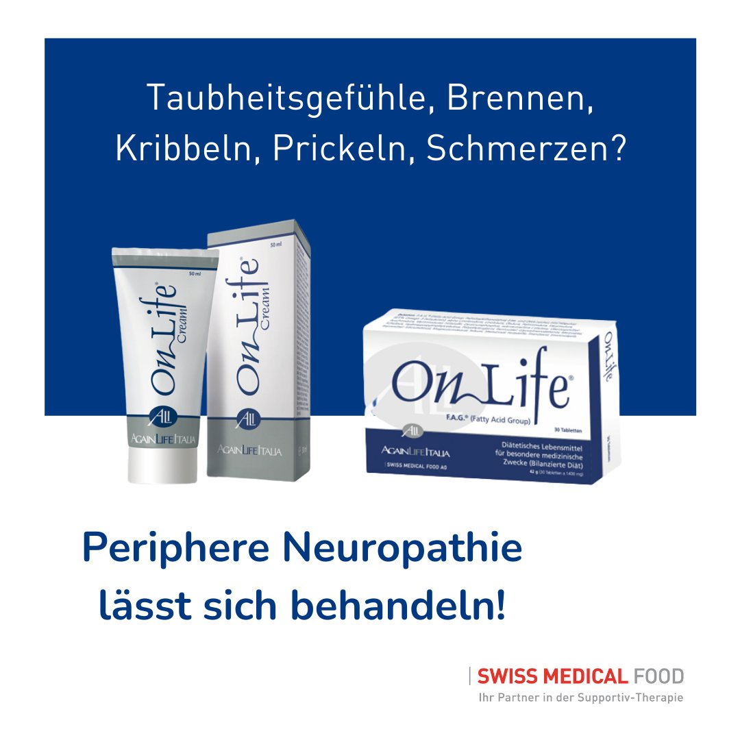 OnLife Produkte gegen Polyneuropathie Swiss Medical Food